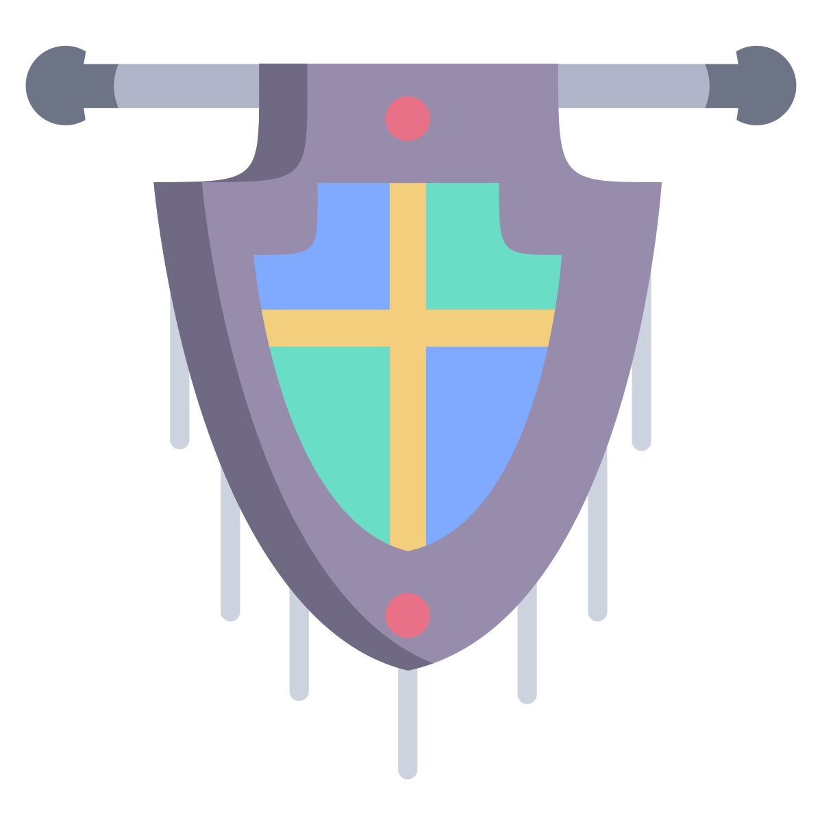 shield flag icon
