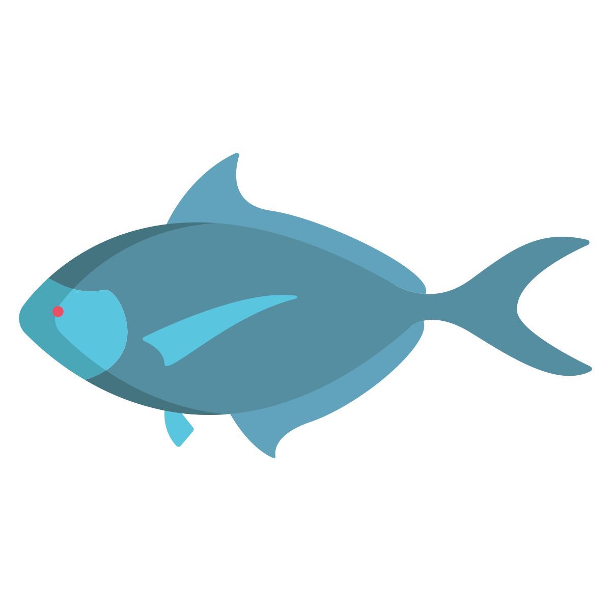sickle pomfret fish icon