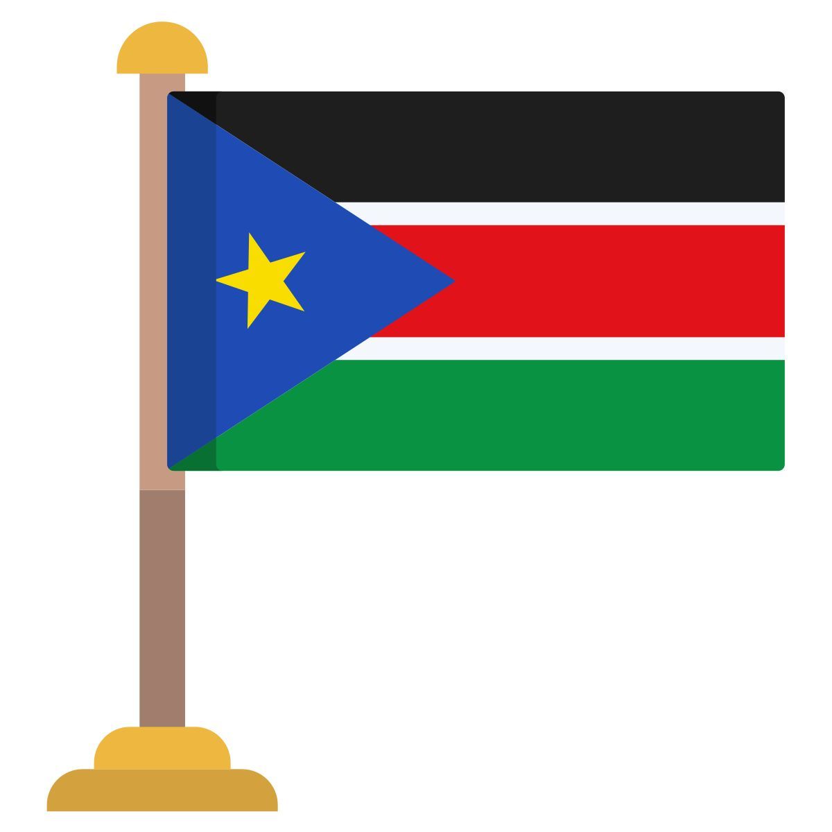 Bandera de Sudán del Sur icon