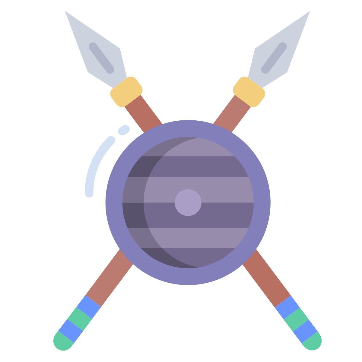 spear and shield icon