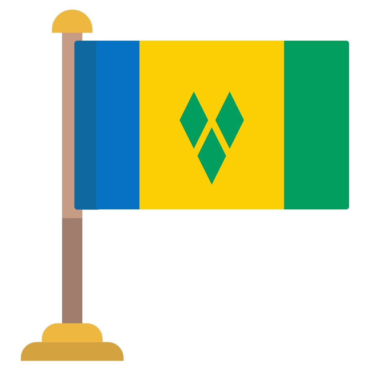 st vincent the grenadines flag icon