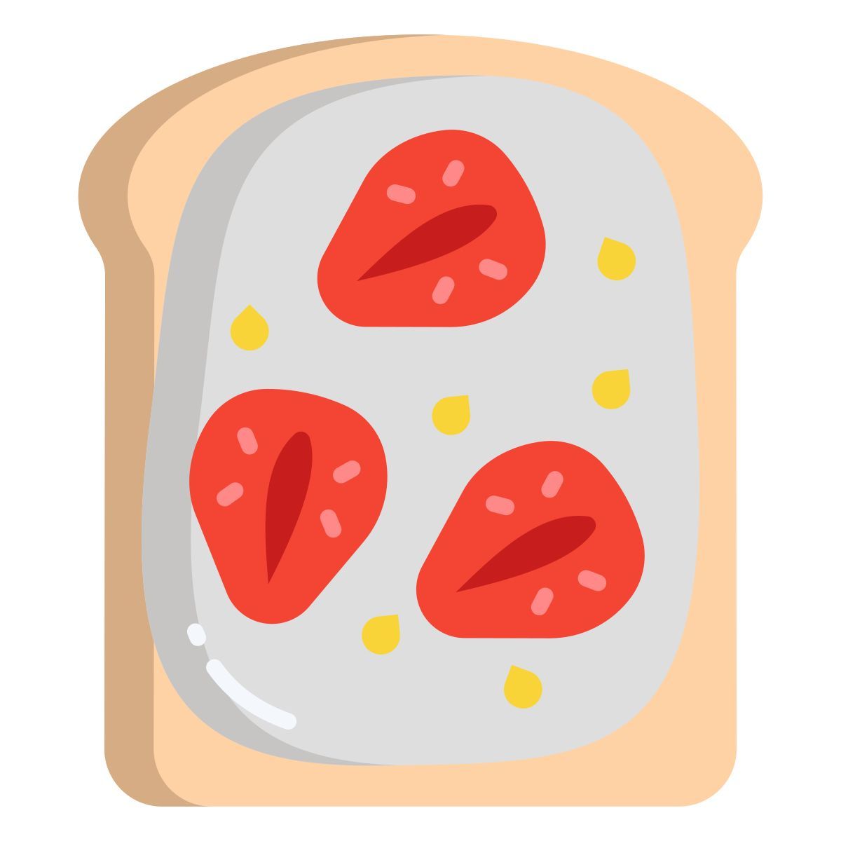 strawberry french toast icon