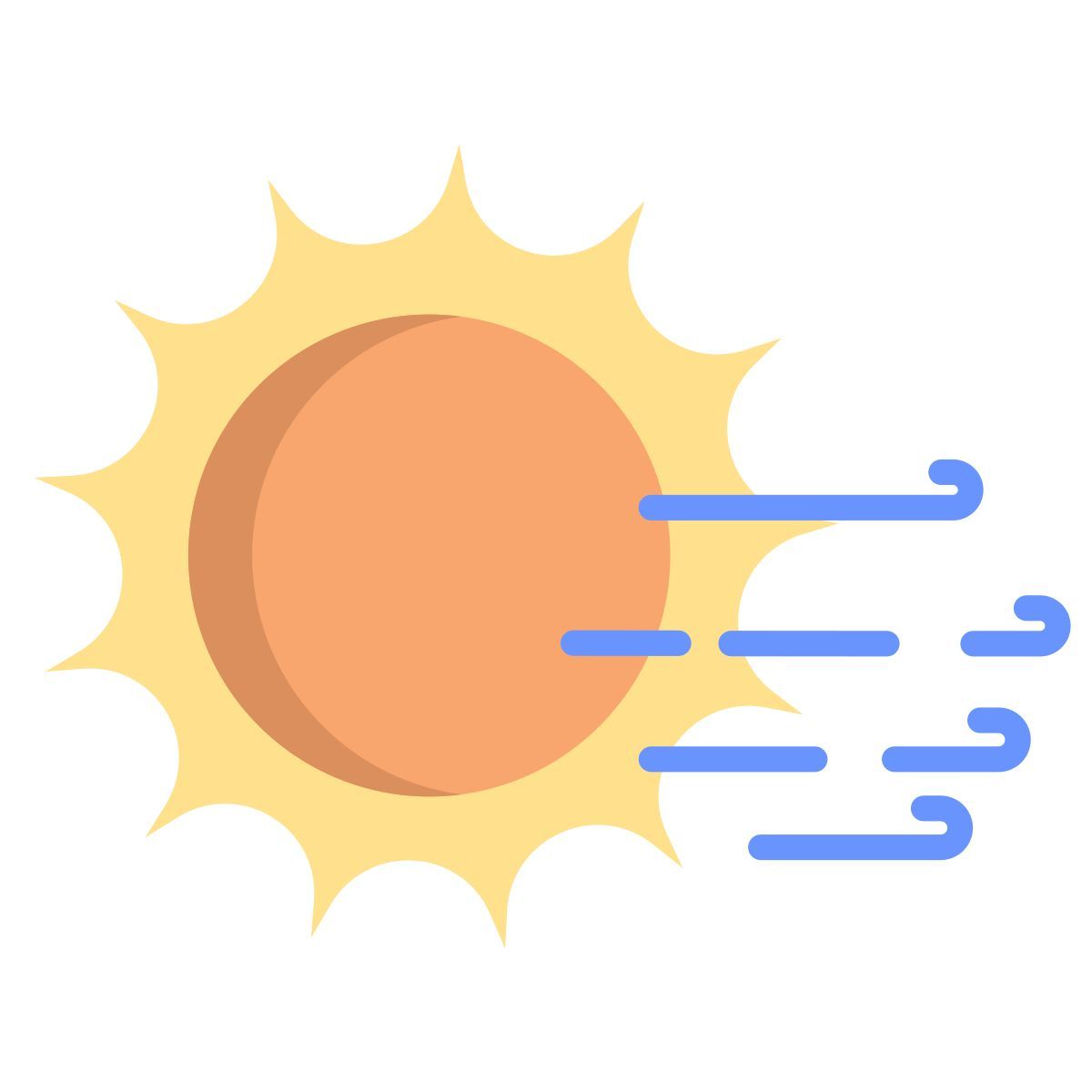 sun wind icon