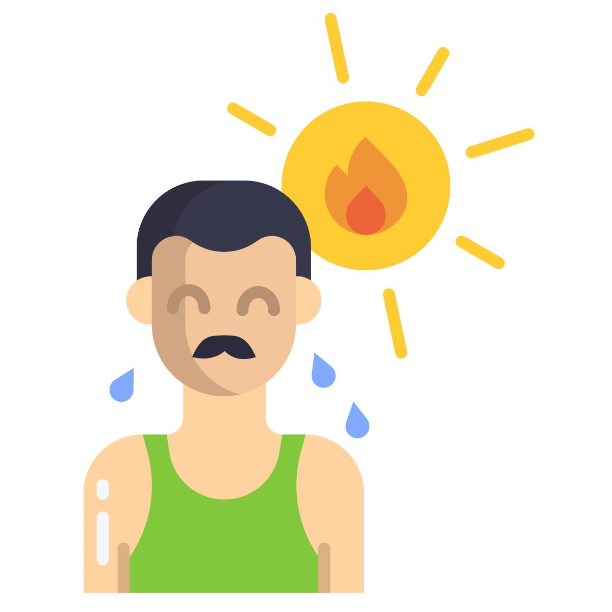 sunburn icon