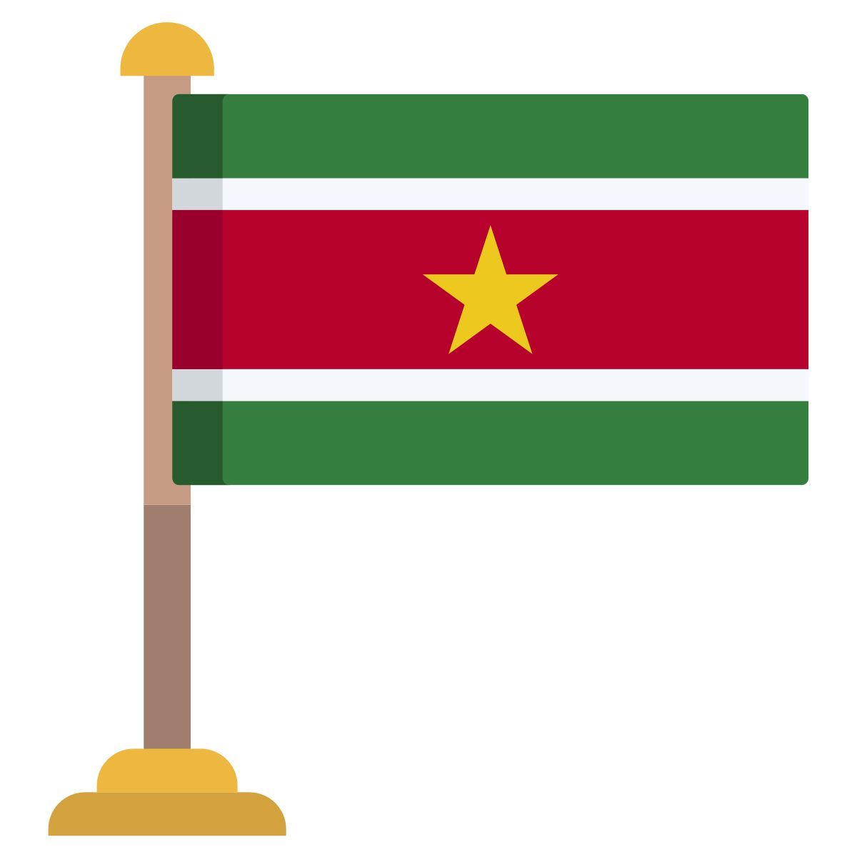 suriname flag icon