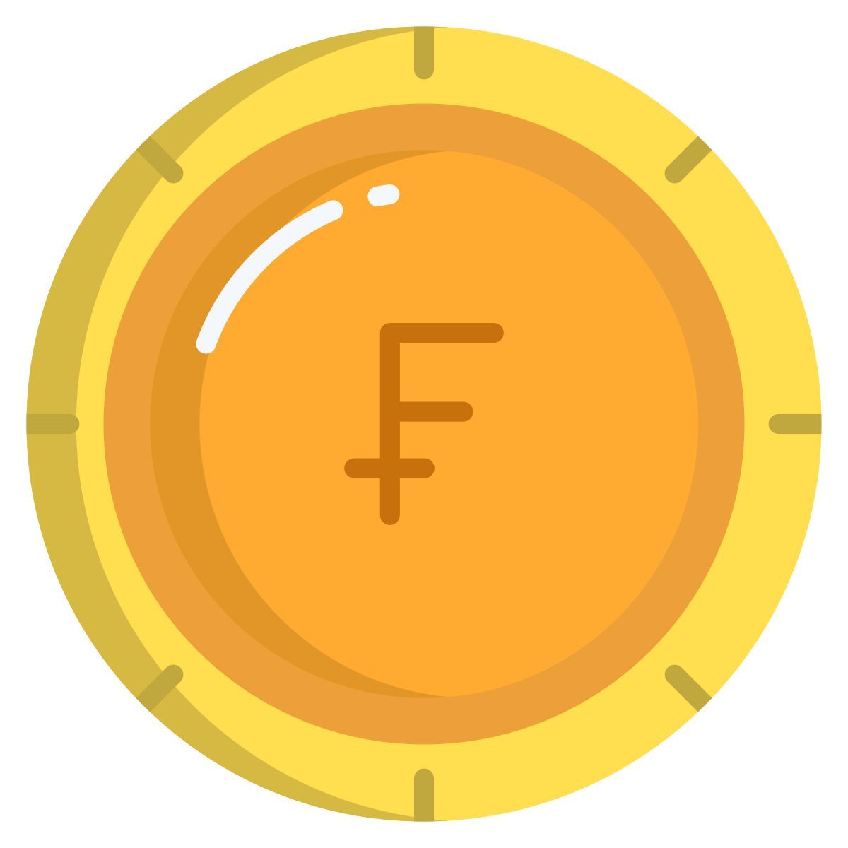 swiss franc icon