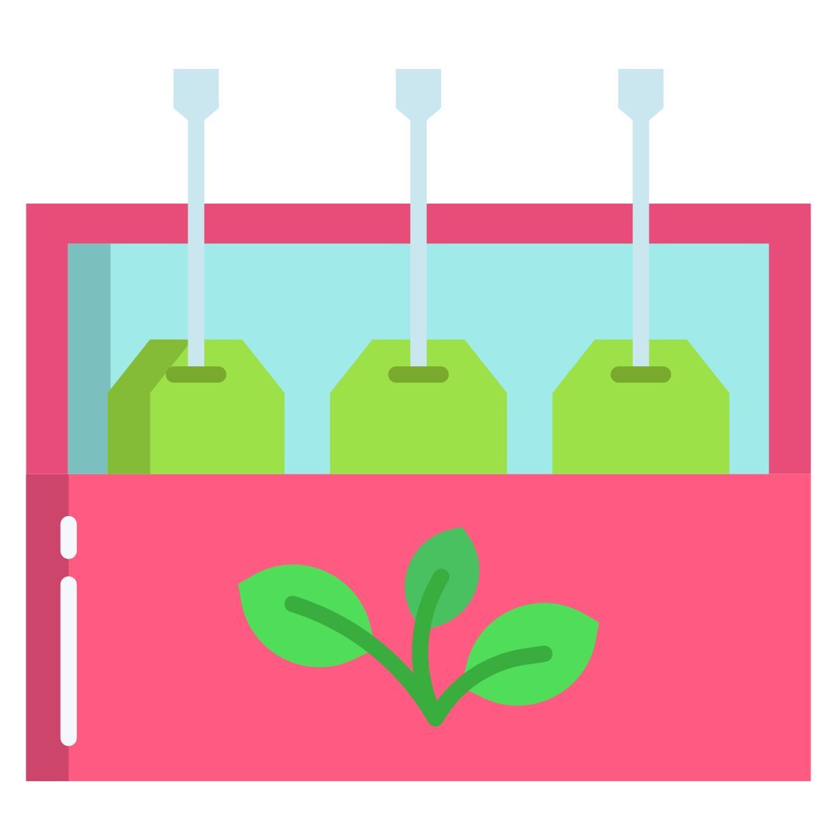 tea bag box icon