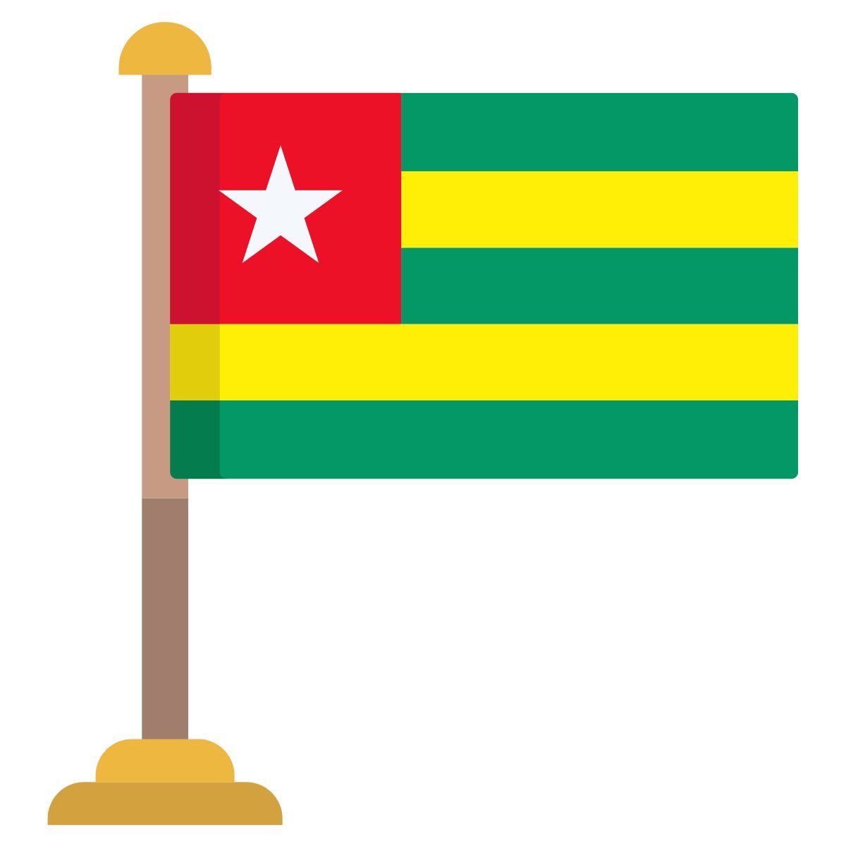 togo flag icon