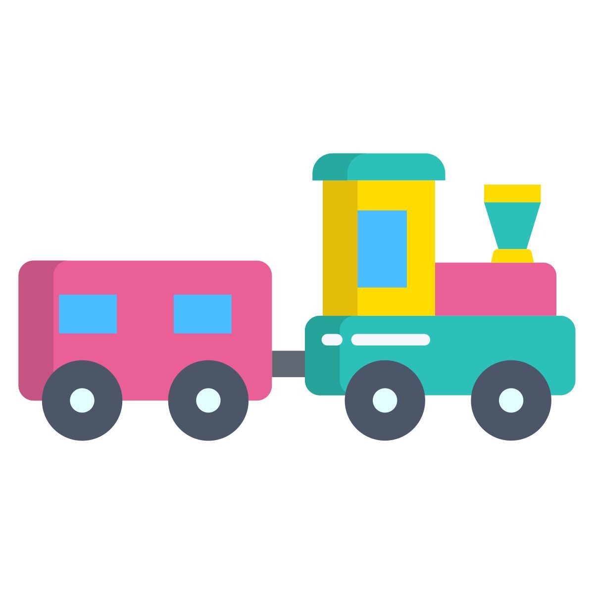 trenino giocattolo icon