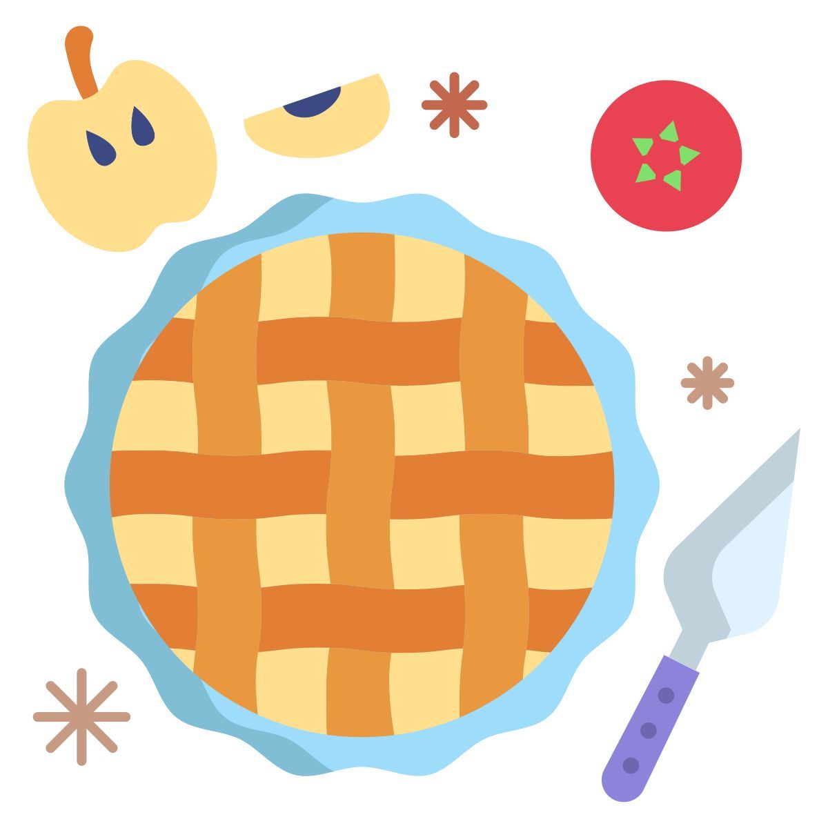 apple pie icon