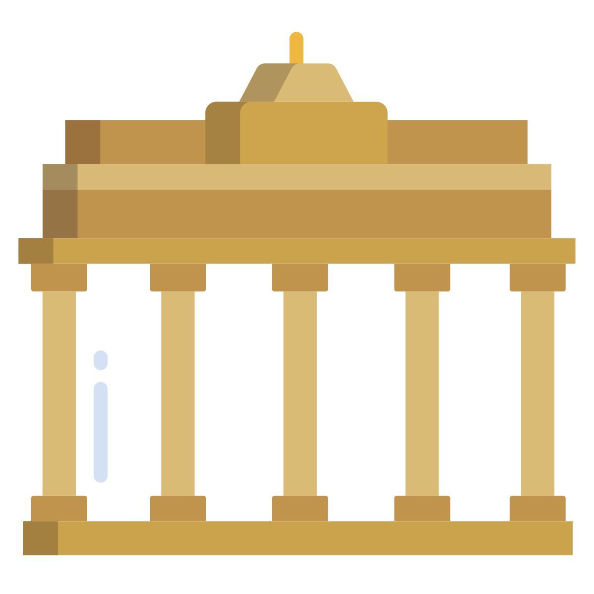 brandenburg gate icon