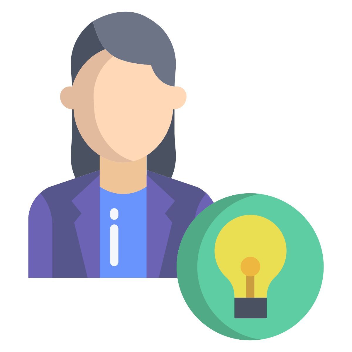 business woman icon