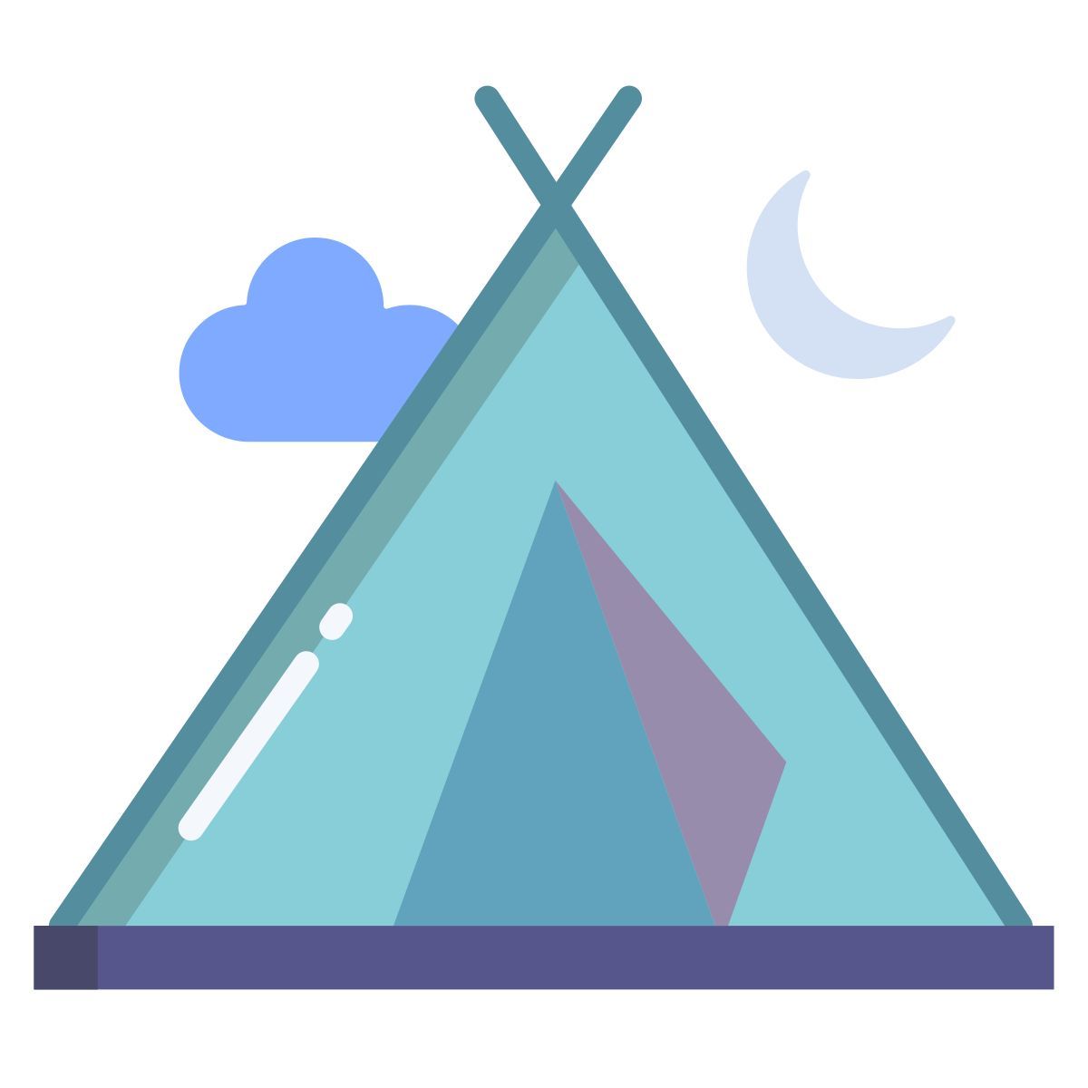camping tent icon