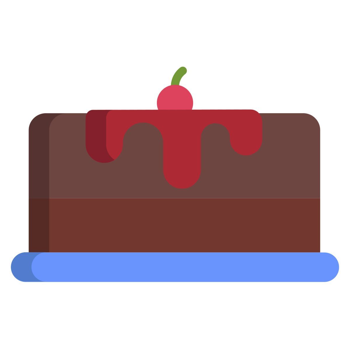 chocolate cake icon