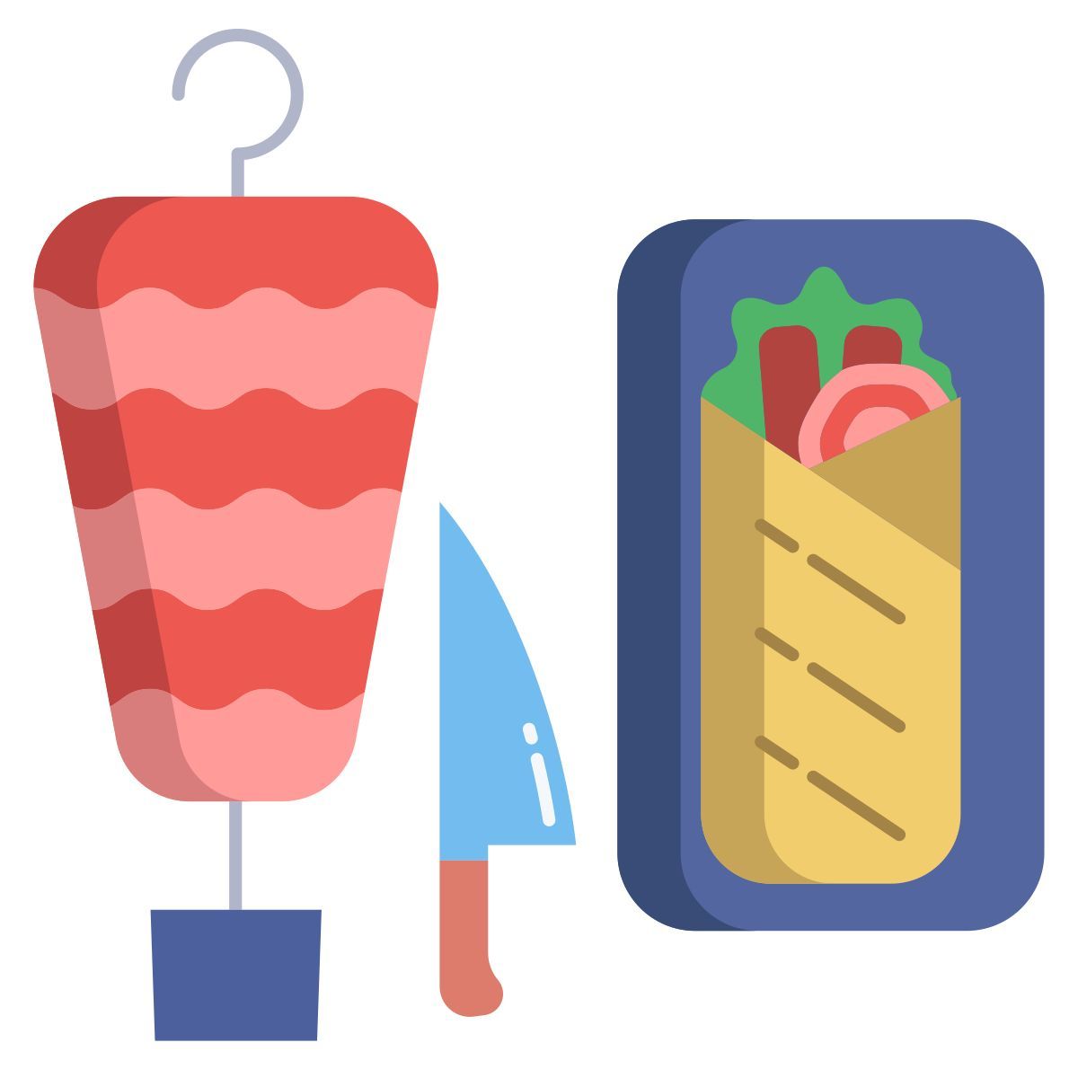 doner kebab icon