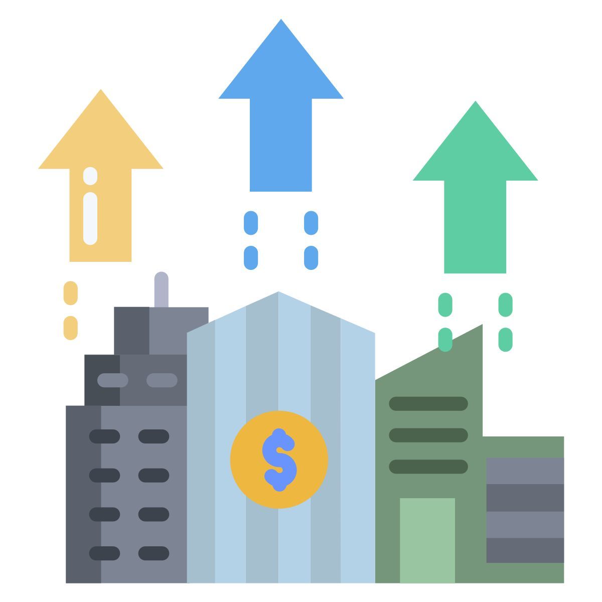 financial growth icon