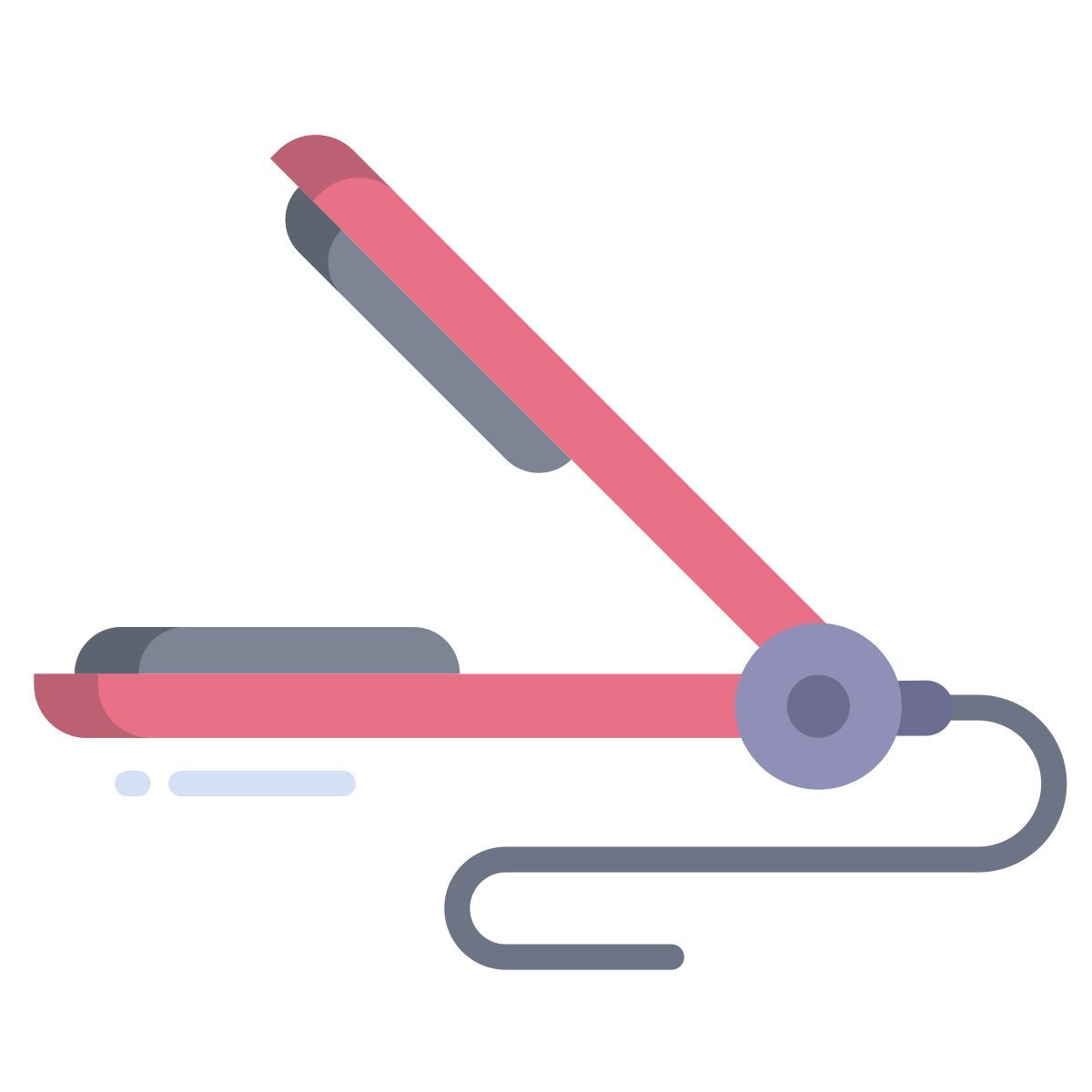 hair iron icon