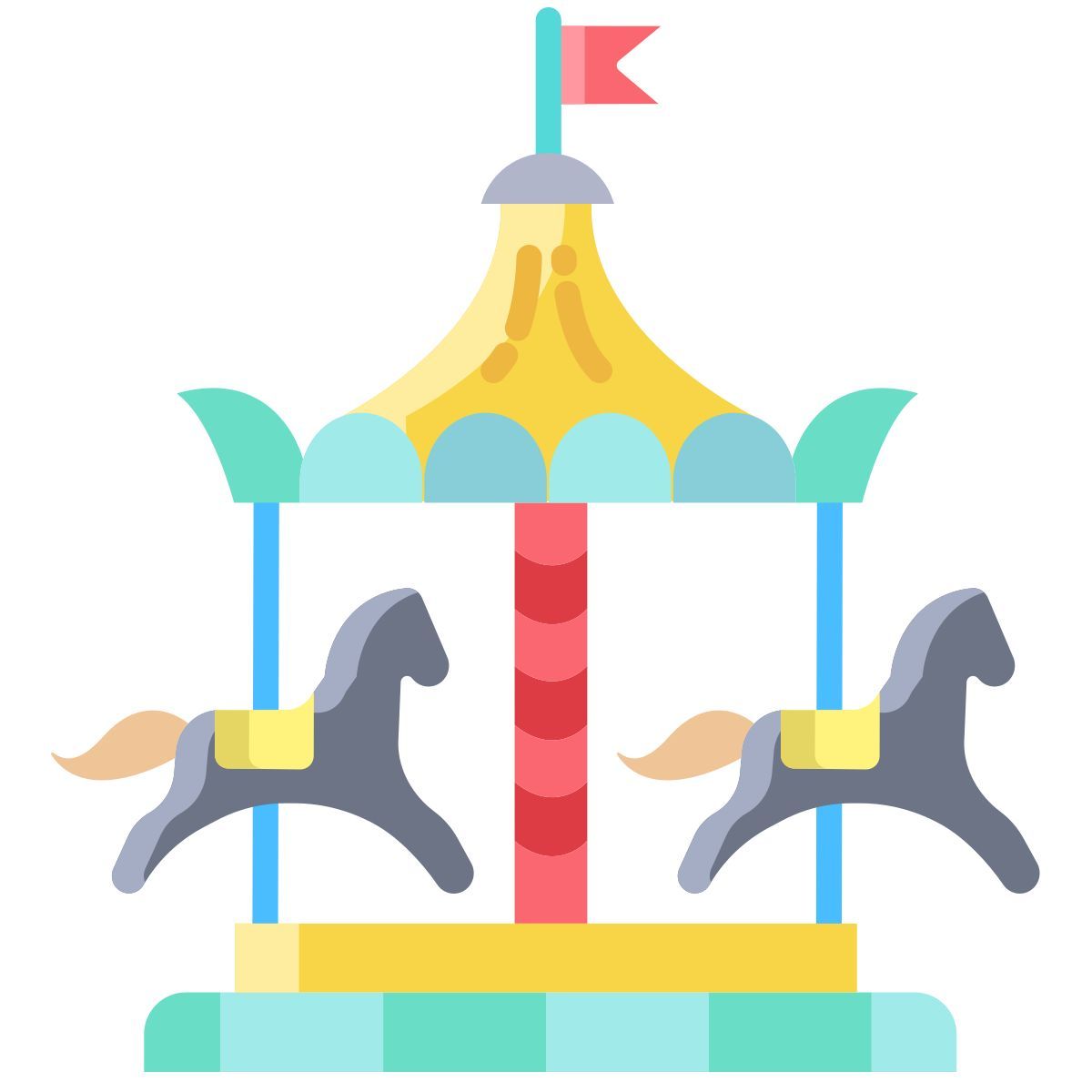horse ride icon