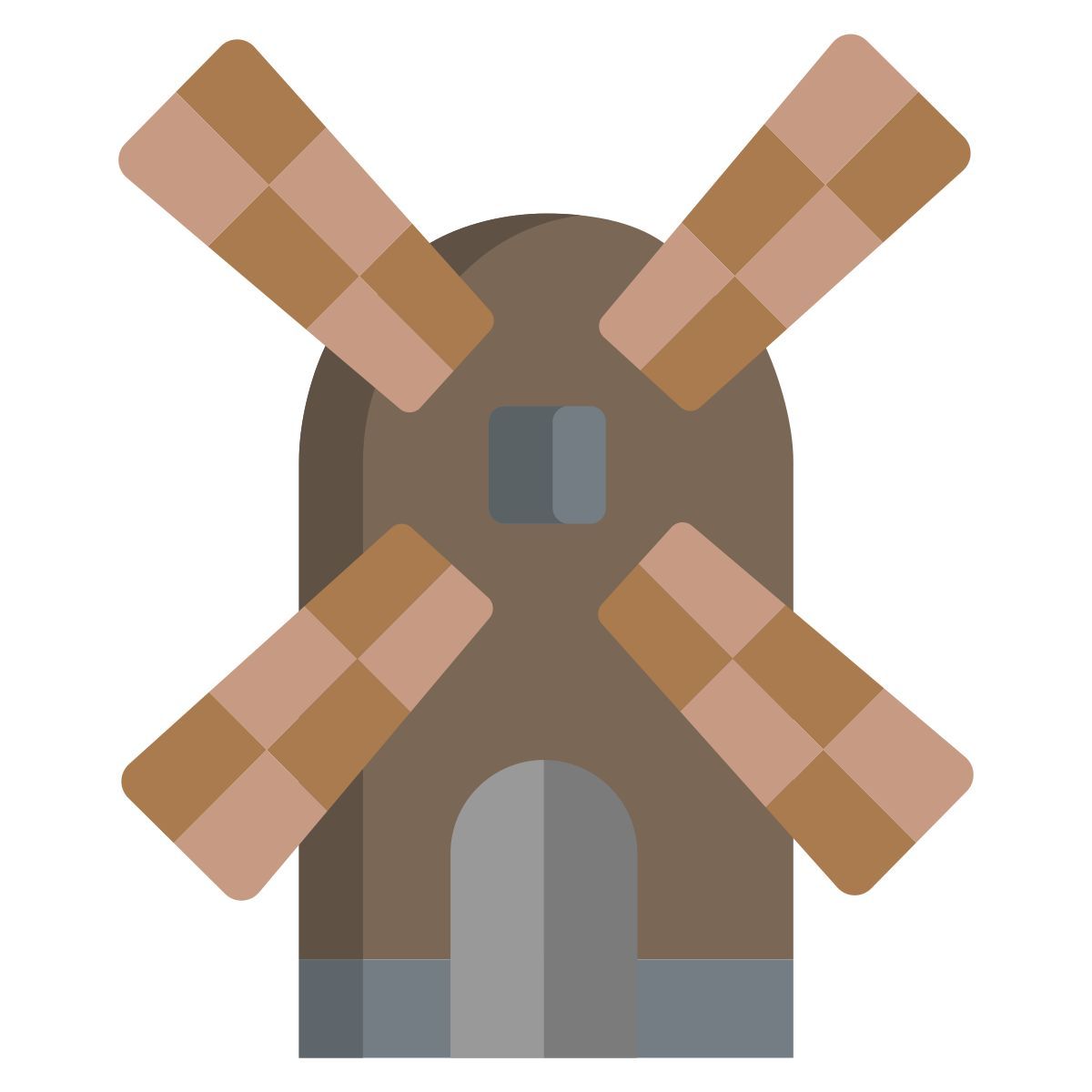 kinderdijk windmills icon