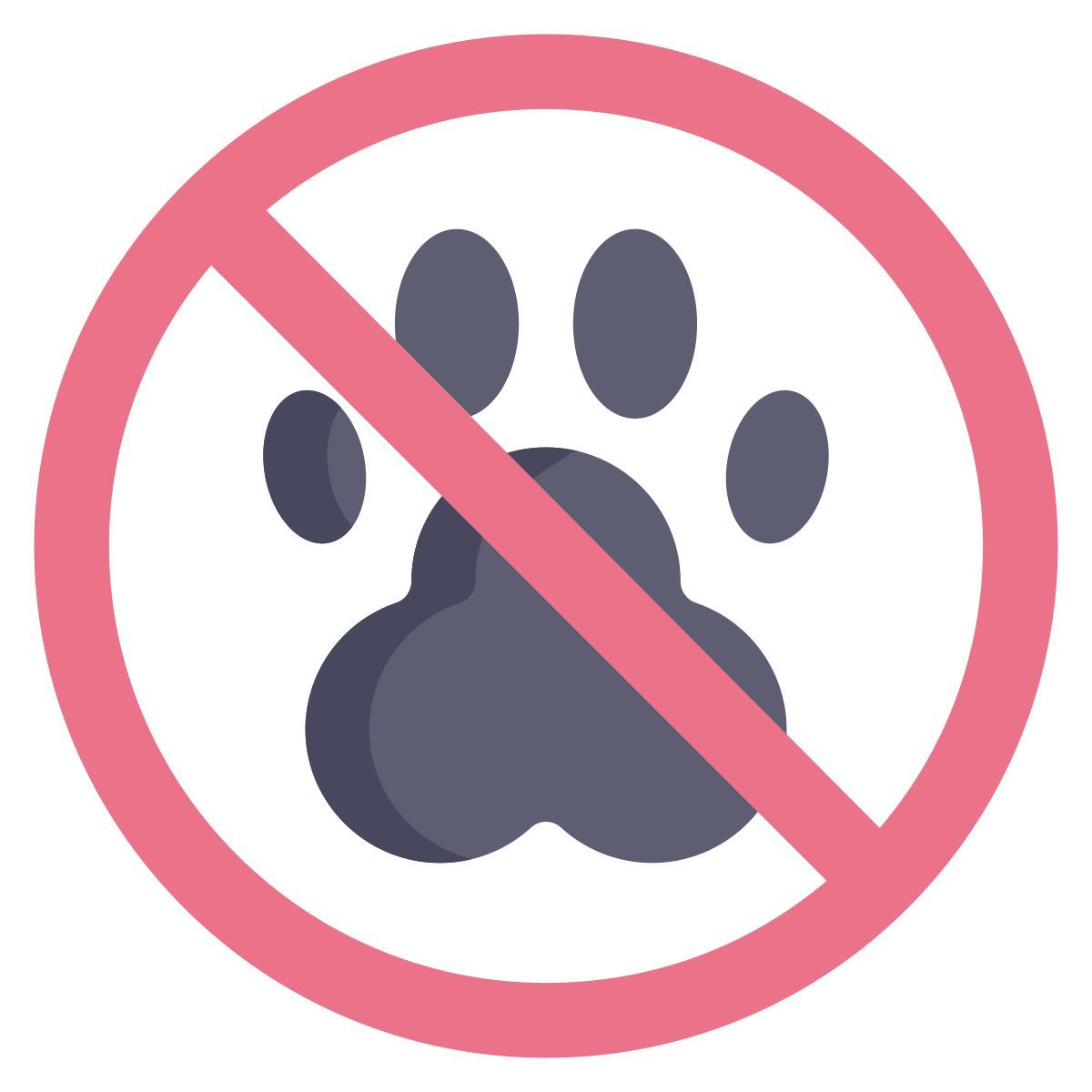 no pets allowed icon