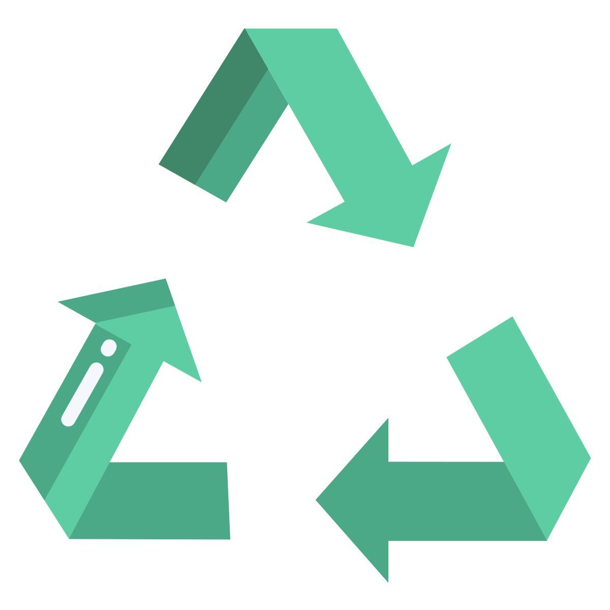 signo de reciclaje icon