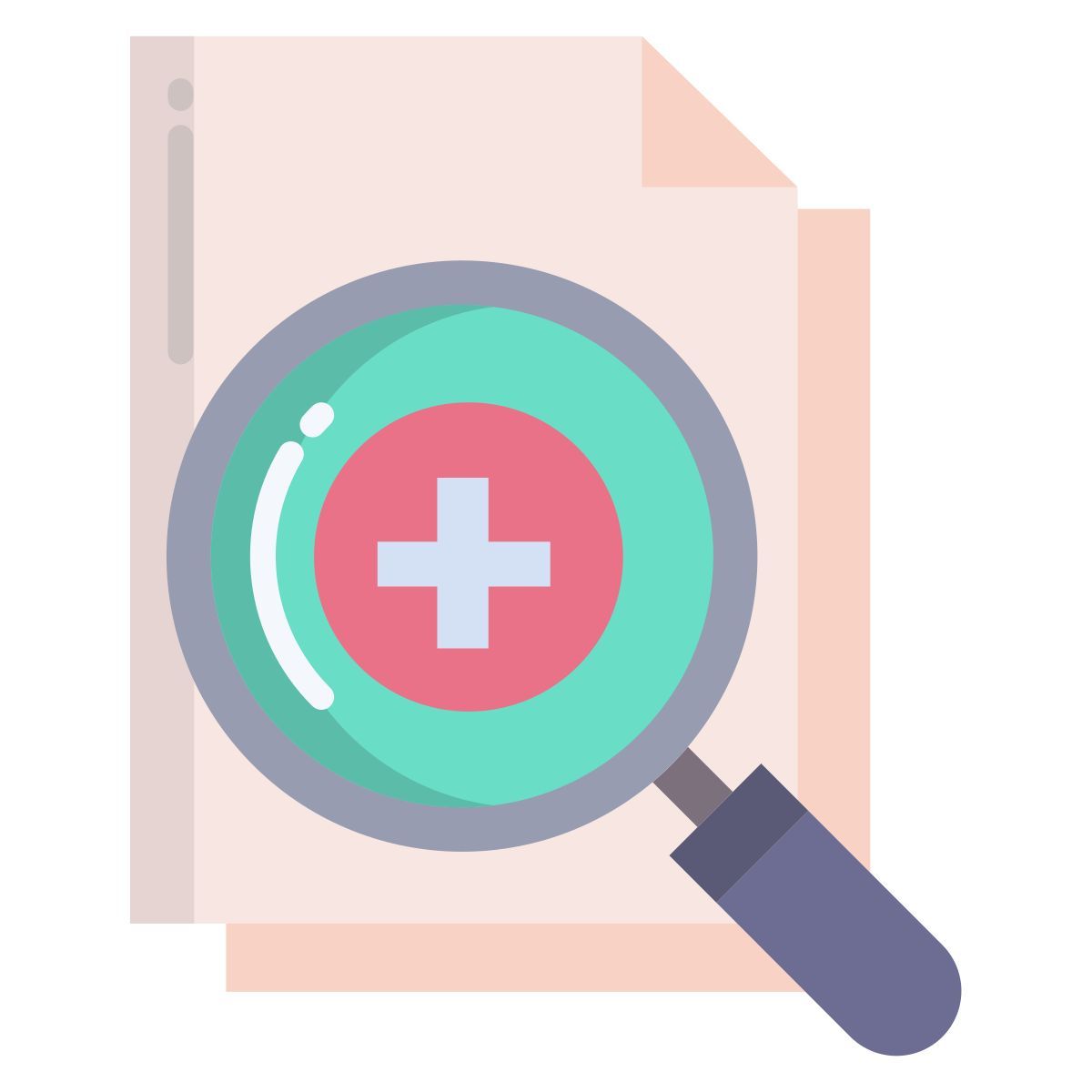 informe externo medico icongeek26 plano icongeek26 icon