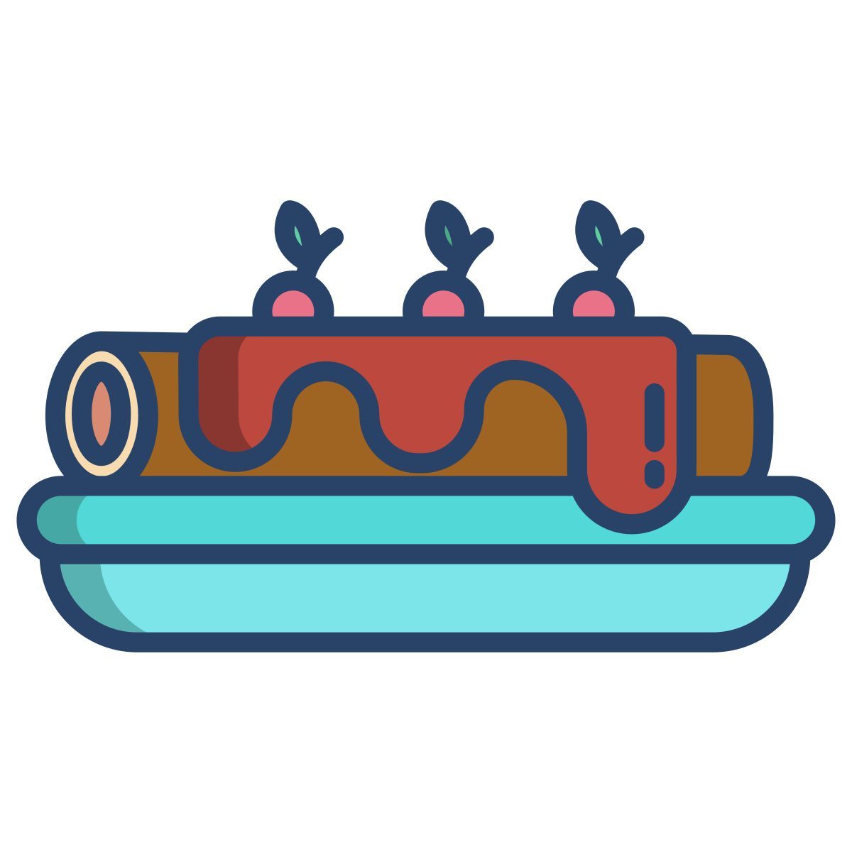 roll cake icon