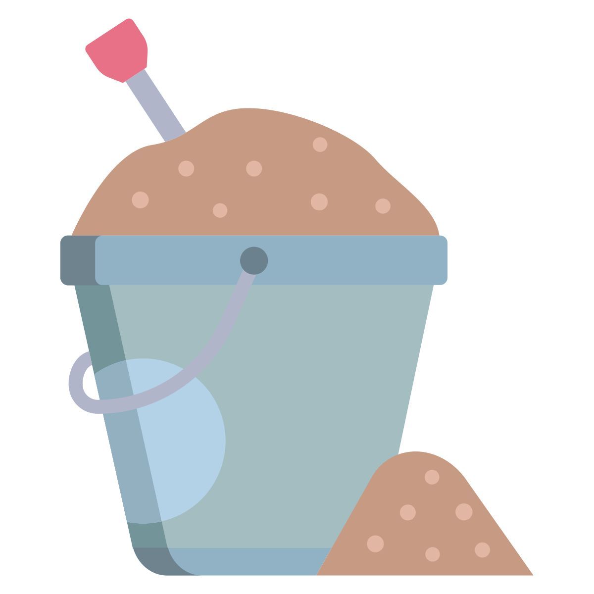 sand bucket icon