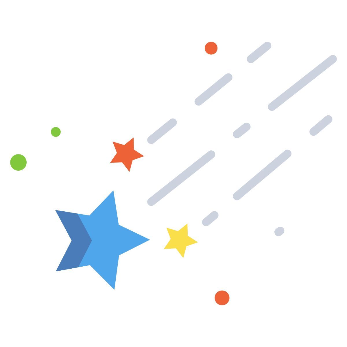 shooting stars icon