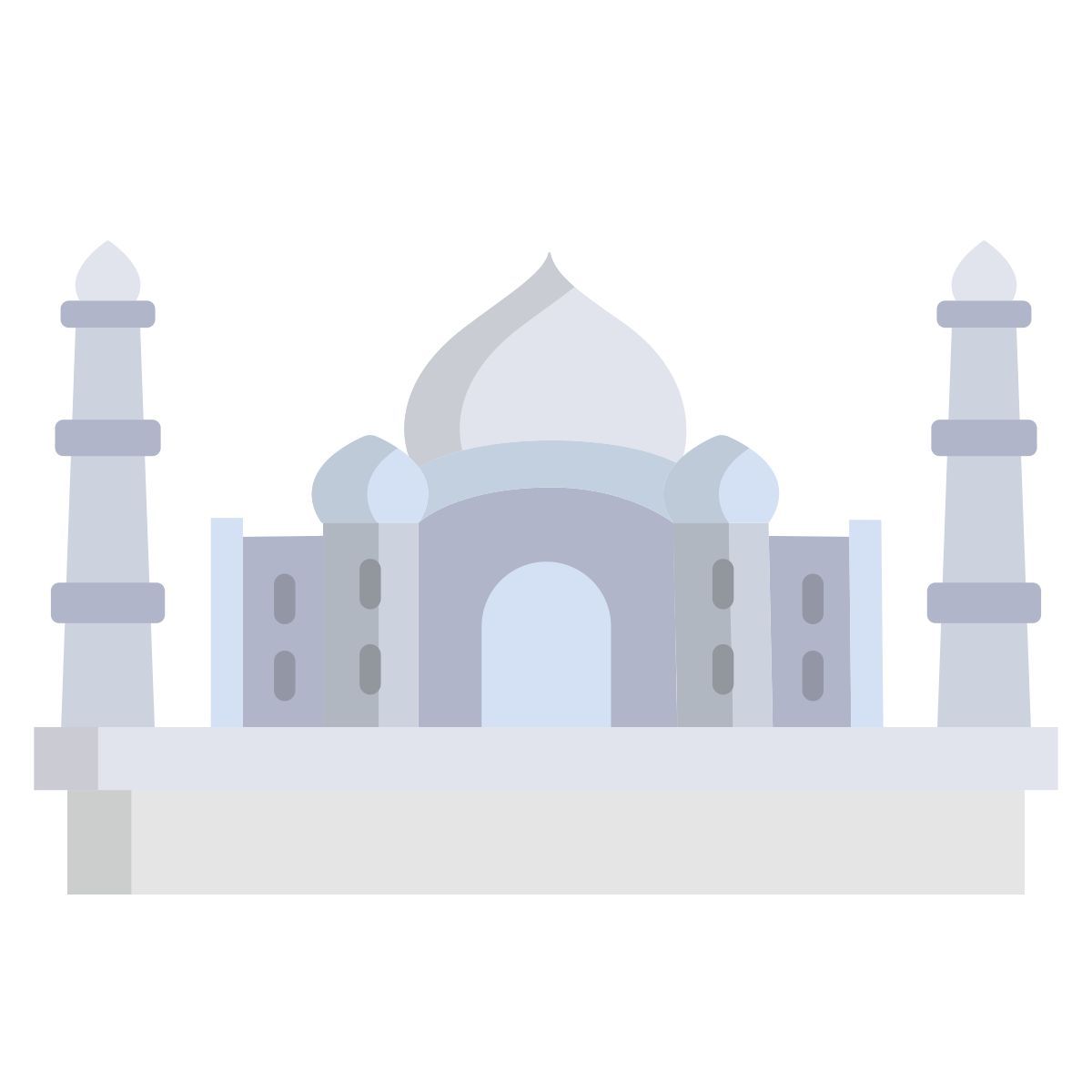taj mahal icon