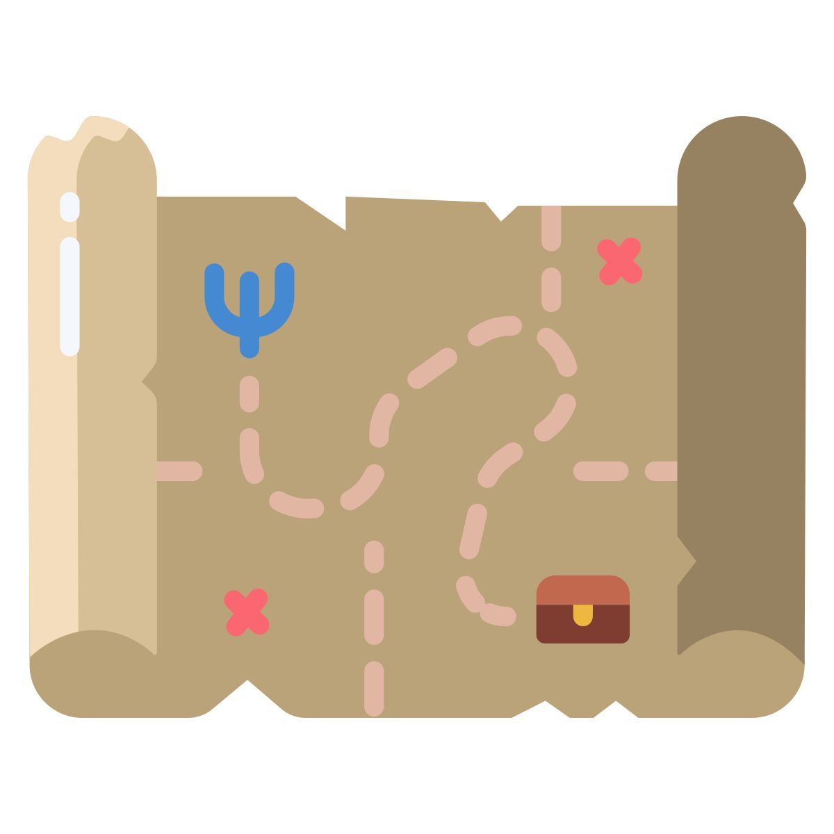 treasure map icon