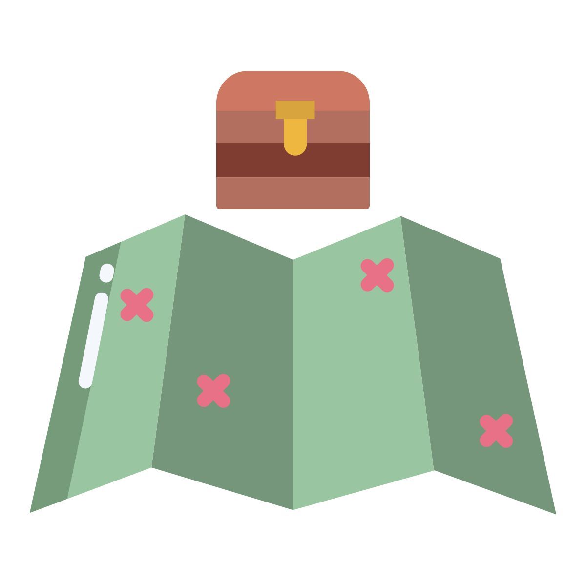 treasure map icon