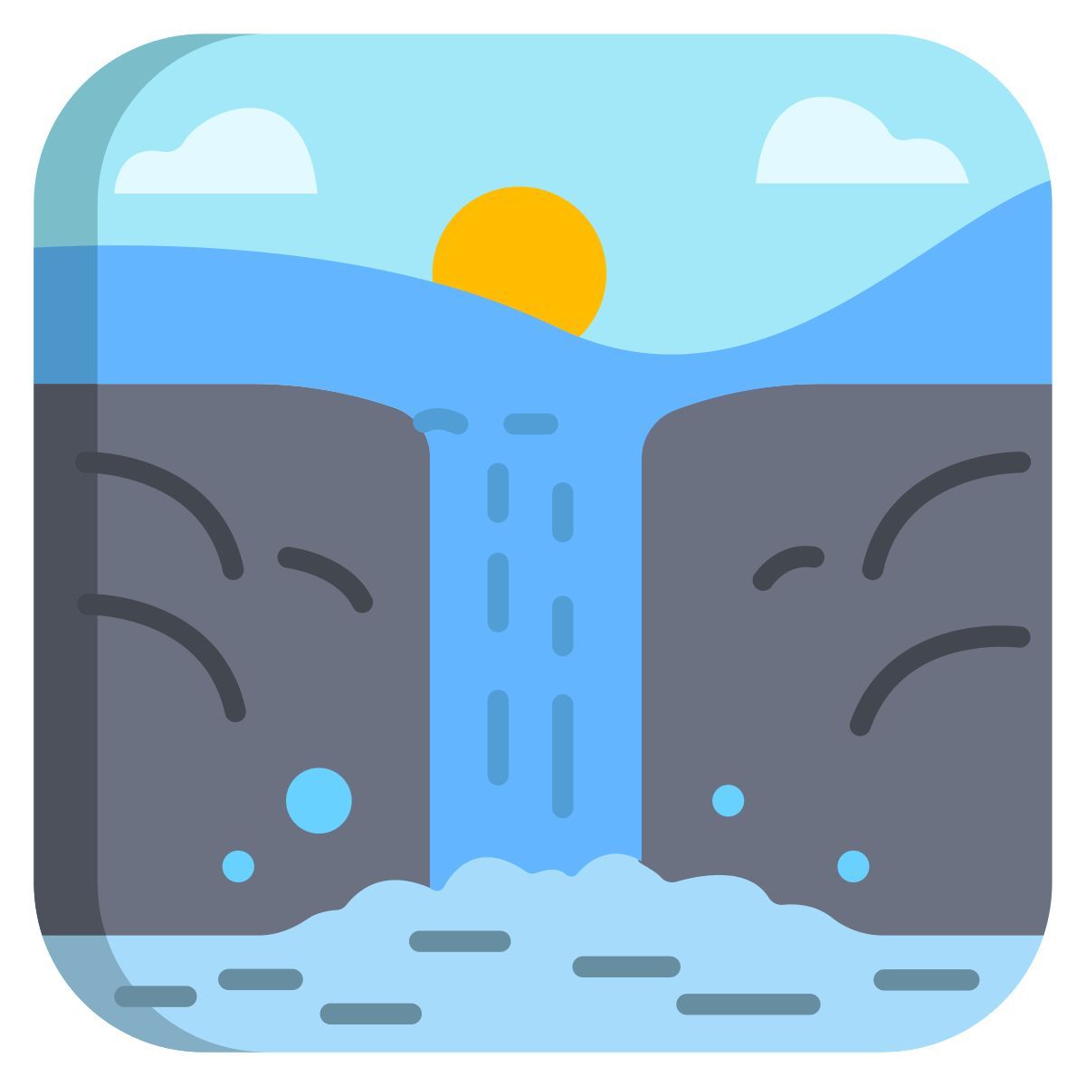 waterfall icon