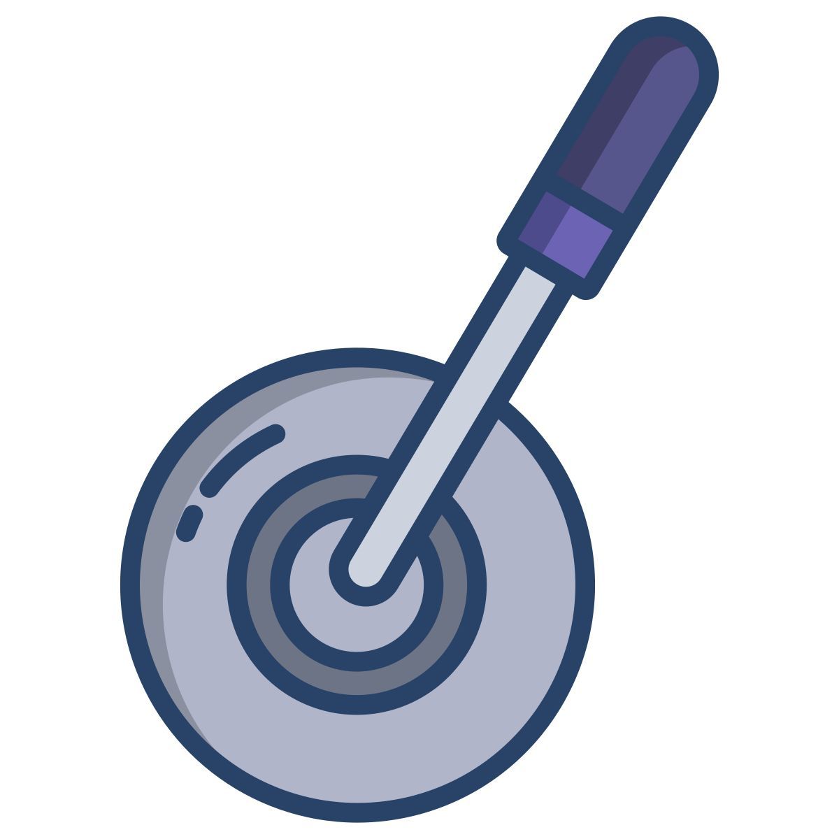 wheel knife icon