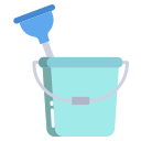 external Bucket-And-Plunger-plumber-icongeek26-flat-icongeek26 icon