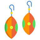 external Earrings-earrings-icongeek26-flat-icongeek26-37 icon