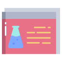 external Laboratory-Beaker-And-Document-chemistry-icongeek26-flat-icongeek26 icon