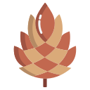 external Pine-Cone-canada-icongeek26-flat-icongeek26 icon