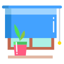 external Plant-And-Window-interior-icongeek26-flat-icongeek26 icon