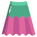 external Semi-Circle-Skirt-dress-icongeek26-flat-icongeek26-2 icon