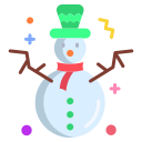 external Snowman-christmas-icongeek26-flat-icongeek26 icon