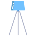 external Tripod-Lamp-lighting-icongeek26-flat-icongeek26 icon