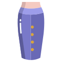 external Tube-Skirt-dress-icongeek26-flat-icongeek26 icon