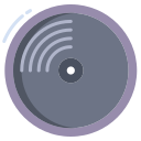 external Vynyl-Disk-hippie-icongeek26-flat-icongeek26 icon
