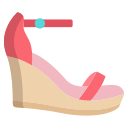 external Wedge-high-heels-icongeek26-flat-icongeek26 icon