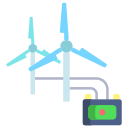 external Windmilll-Battery-Charger-ev-station-icongeek26-flat-icongeek26 icon