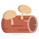 external Wood-Mushrooms-mushroom-icongeek26-flat-icongeek26 icon