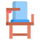 external Wooden-School-Chair-school-icongeek26-flat-icongeek26 icon