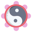 external Yin-Yang-hippie-icongeek26-flat-icongeek26 icon