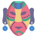 external african-mask-museum-icongeek26-flat-icongeek26 icon